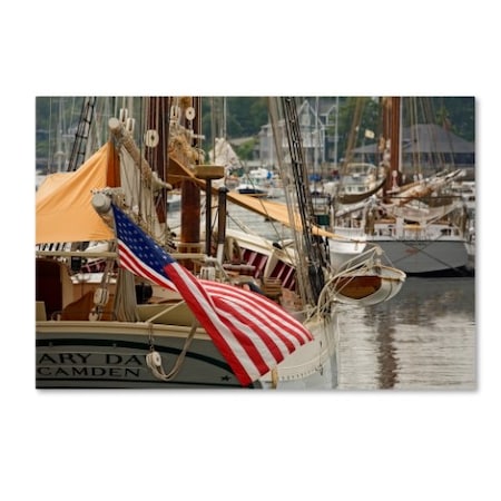 Mike Jones Photo 'Camden Boat' Canvas Art,22x32